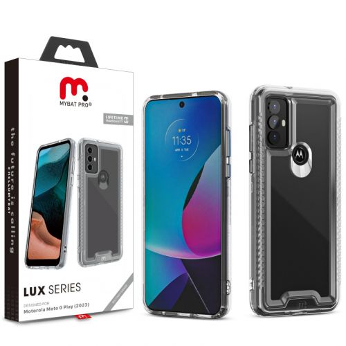 Motorola G Play 2023 MyBat Pro Lux Series Case Clear