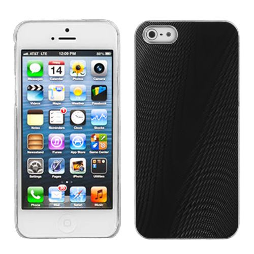 Apple iPhone 5 Case, Black Cosmo Back Protector Case Cover