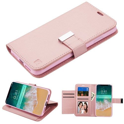 Apple iPhone XS Max Wallet, Rose Gold MyJacket Wallet Case