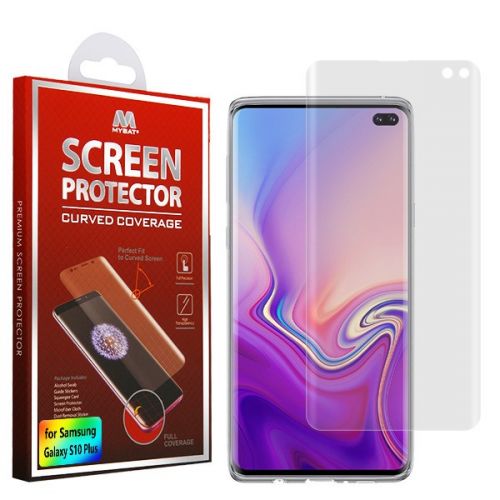 Samsung Galaxy S10 Plus S10+ Screen Protector, Screen Protector Curved Coverage