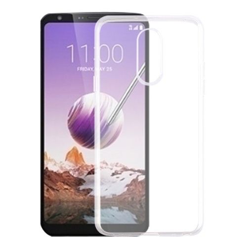 LG Stylo 5 Case, Glossy Transparent Clear Skin Case Cover