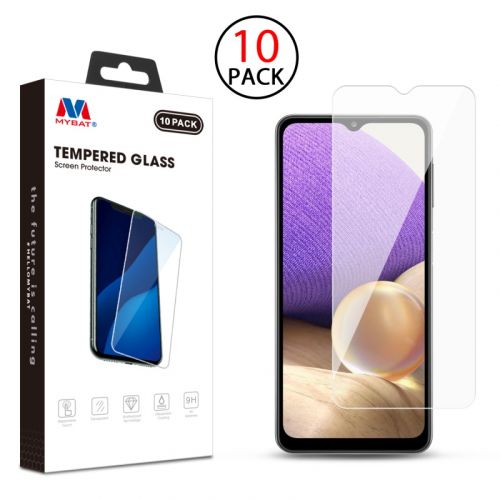 Samsung Galaxy A32 5G Screen Protector, MyBat Tempered Glass Screen Protector(10-pack) Clear