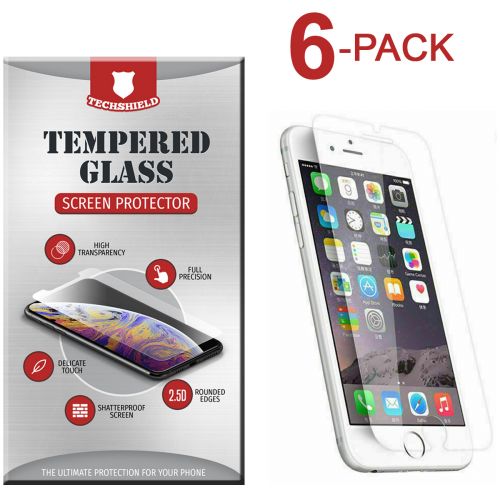 Apple iPhone SE 2022 Screen Protector, [5-PACK] Tempered Glass Screen Protector Cover Clear