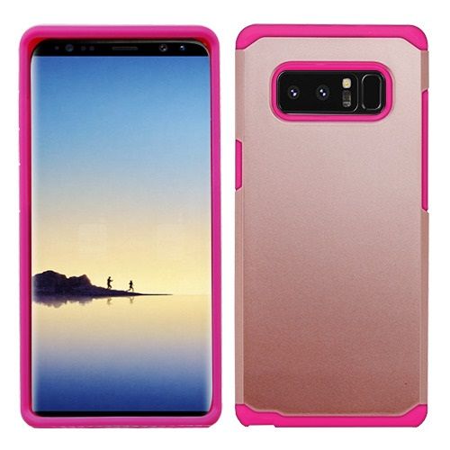 Samsung Galaxy Note 8 Case, Rose Gold/Hot Pink Astronoot Phone Case Cover