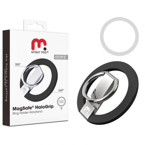 Universal Mybat Pro MagSafe HaloGrip Ring Holder kickstand - Black