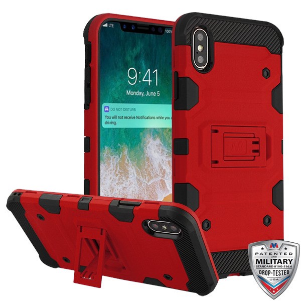 Red Blackorm Tank Hybrid Case Cover Military Grade Certified For Apple Iphone Xs Max Cellphonecases Com