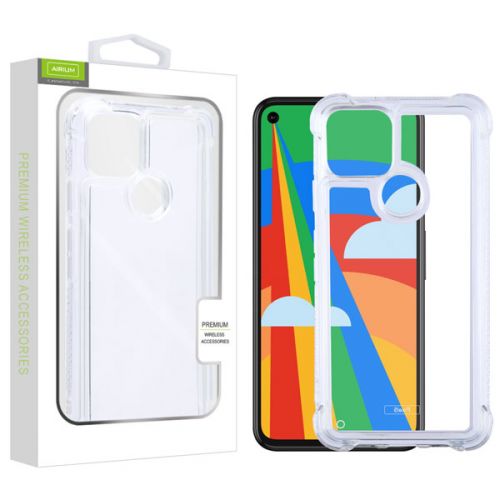 Google Pixel 5 Case, Airium Sturdy TPU Case Cover Transparent Clear