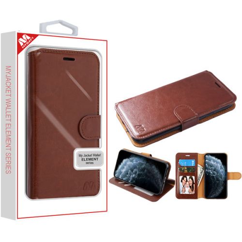 Apple iPhone 11 Pro Wallet, Brown MyJacket Wallet Element