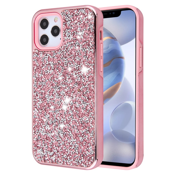 Apple iPhone 12 Pro 6.1 Case, Airium Encrusted Rhinestones Hybrid Case ...