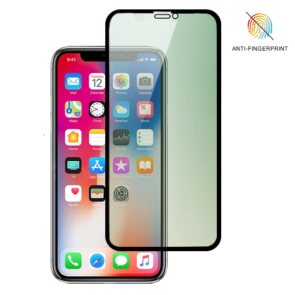 Full Screen Coverage Frosted Tempered Glass Screen Protector Green For Apple Iphone 11 Pro Cellphonecases Com