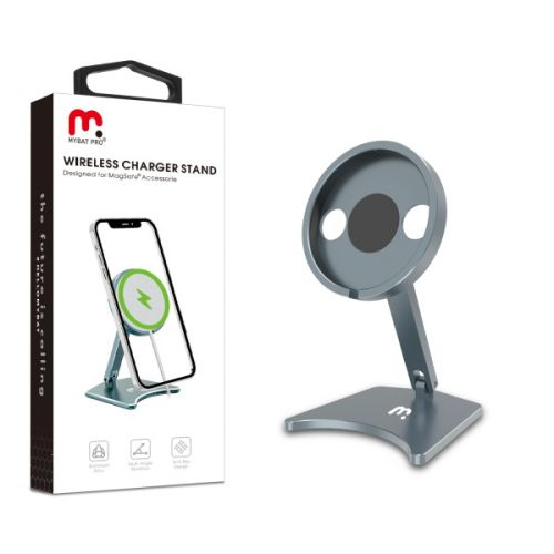 Apple MagSafe Charger MyBat Pro Metal Folding Stand - Dark Gray