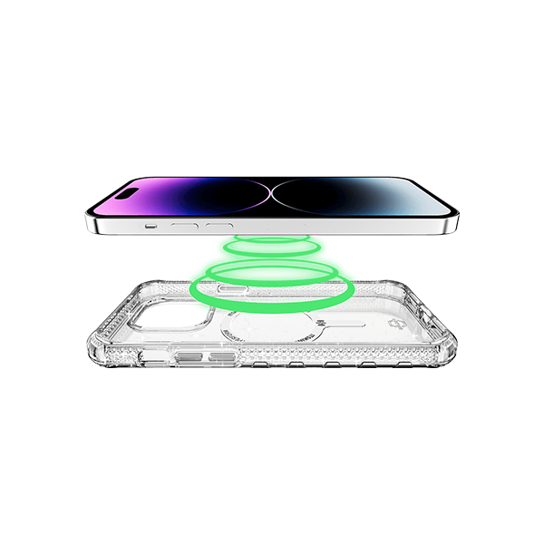 Itskins Supreme Spark MagSafe Case for Apple iPhone 14 - Clear