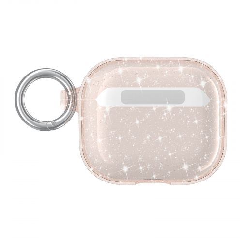 Apple AirPods Pro Glitter Shimmer Transparent Hybrid Case Cover - Gold