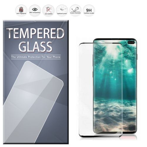 For Samsung Galaxy S8 - Tempered Glass Screen Protector Full Coverage Black Edge