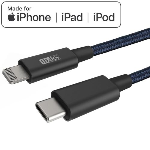 Universal Idars 8-Inch Usb-C To Lightning Cable (Mfi Certified) - Blue