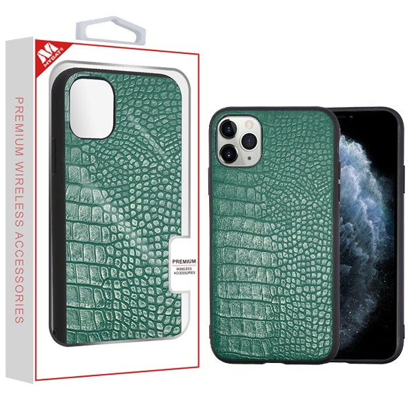 Apple Iphone 11 Pro Case Green Crocodile Skin Executive Case Cover Cellphonecases Com