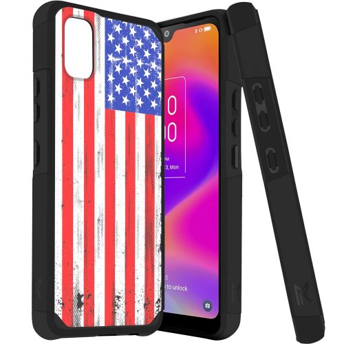 TCL ION Z Tough Strong MetKase Hybrid (Magnet Mount Friendly) Case Cover - USA