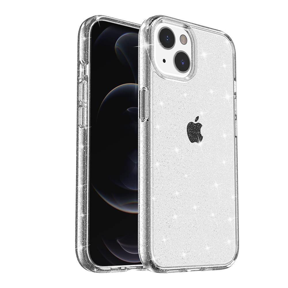 Apple iPhone 11 - Glitter Ultra Thick 3mm Transparent Hybrid Case Cover -  Clear 