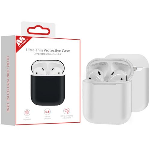 Apple Airpods Case, White Ultra Thin Protective Case