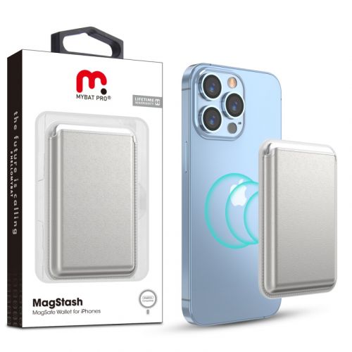 iphones Wallet, Universal Mybat Pro MagStash MagSafe Wallet - Silver