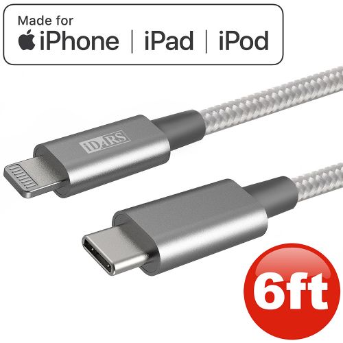 Universal Idars 6-Ft Usb-C To Lightning Cable (Mfi Certified) - White