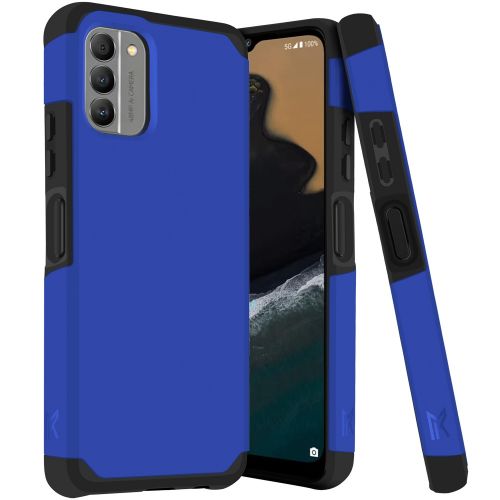 Nokia G400 5g Tough Strong MetKase Hybrid (Magnet Mount Friendly) Case Cover - Classic Blue