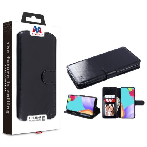 Samsung Galaxy A52s 5G Wallet, MyBat MyJacket Wallet Element Series Black