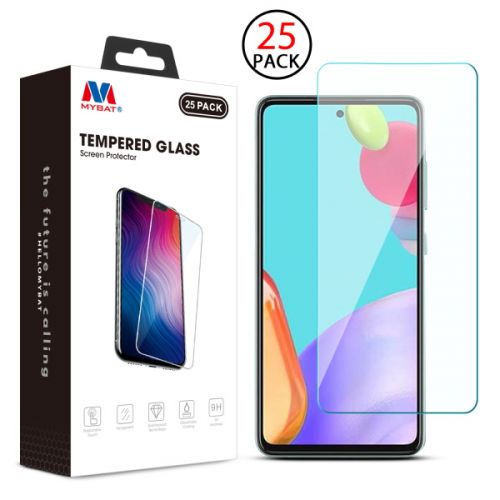 Samsung Galaxy A52s 5G Screen Protector, MyBat Tempered Glass Screen Protector(25-pack) Clear