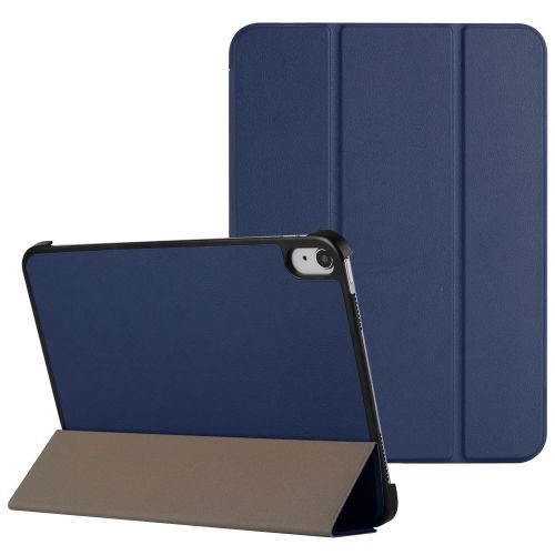 Samsung Galaxy Tab S9 Ultra Trifold Magnetic Closure PU Leather Case Cover - Blue