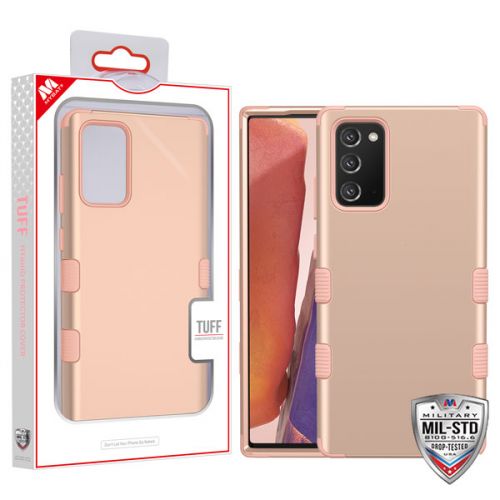 Samsung Galaxy Note 20 (6.4) Case, Rose Gold/Rose Gold TUFF Hybrid Phone Case Cover [Military-Grade Certified]