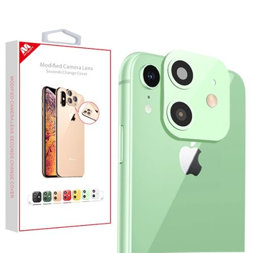 Apple iPhone XR Case, Green Modified Camera Lens Seconds Change Cover