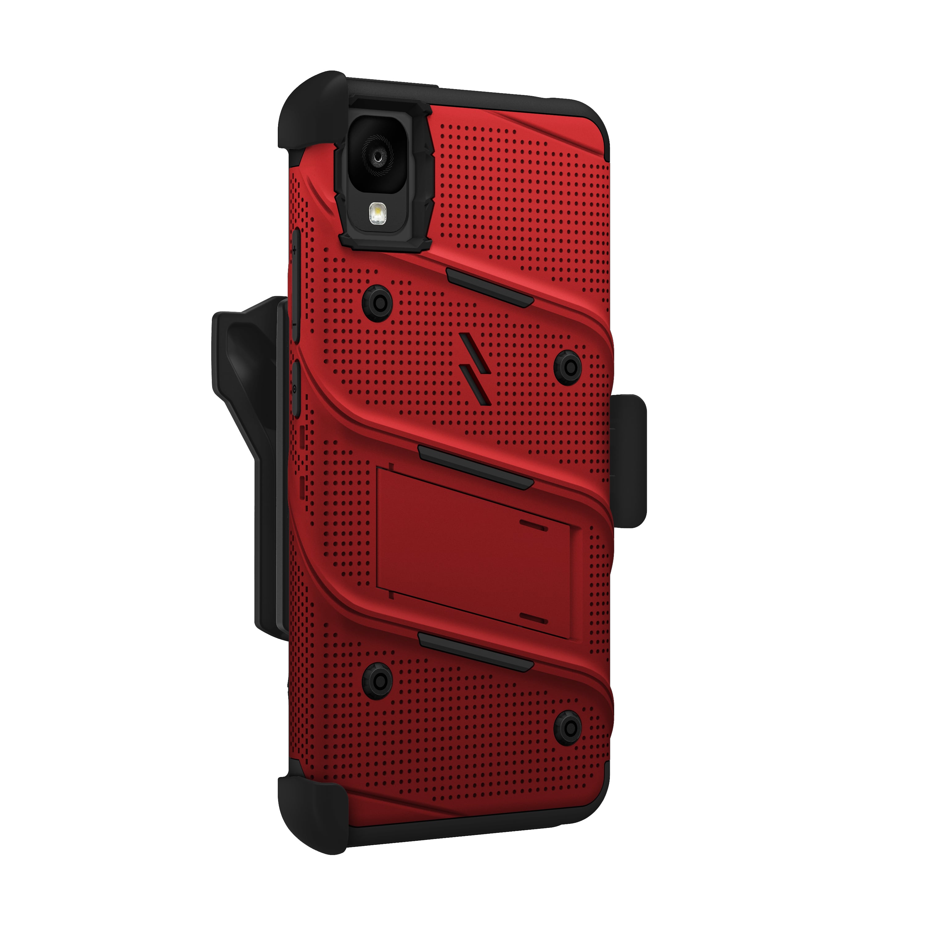 ZIZO BOLT Bundle TCL Jet Case with Tempered Glass Red