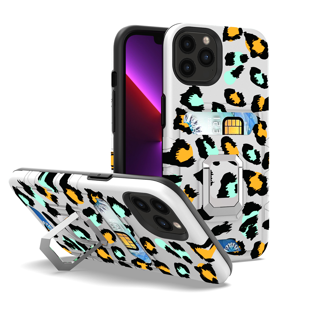 for apple iphone 14 ring magnetic kickstand hybrid case cover