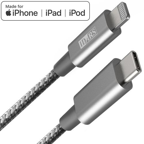 Universal Idars 8-Inch Usb-C To Lightning Cable (Mfi Certified) - Silver