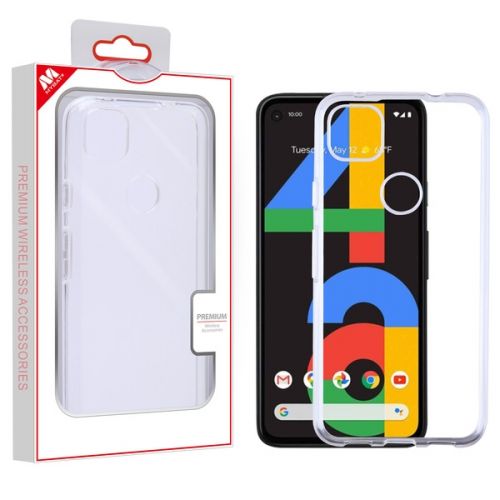 Google Pixel 4A 5G Case, Glossy Transparent Clear Skin Case Cover