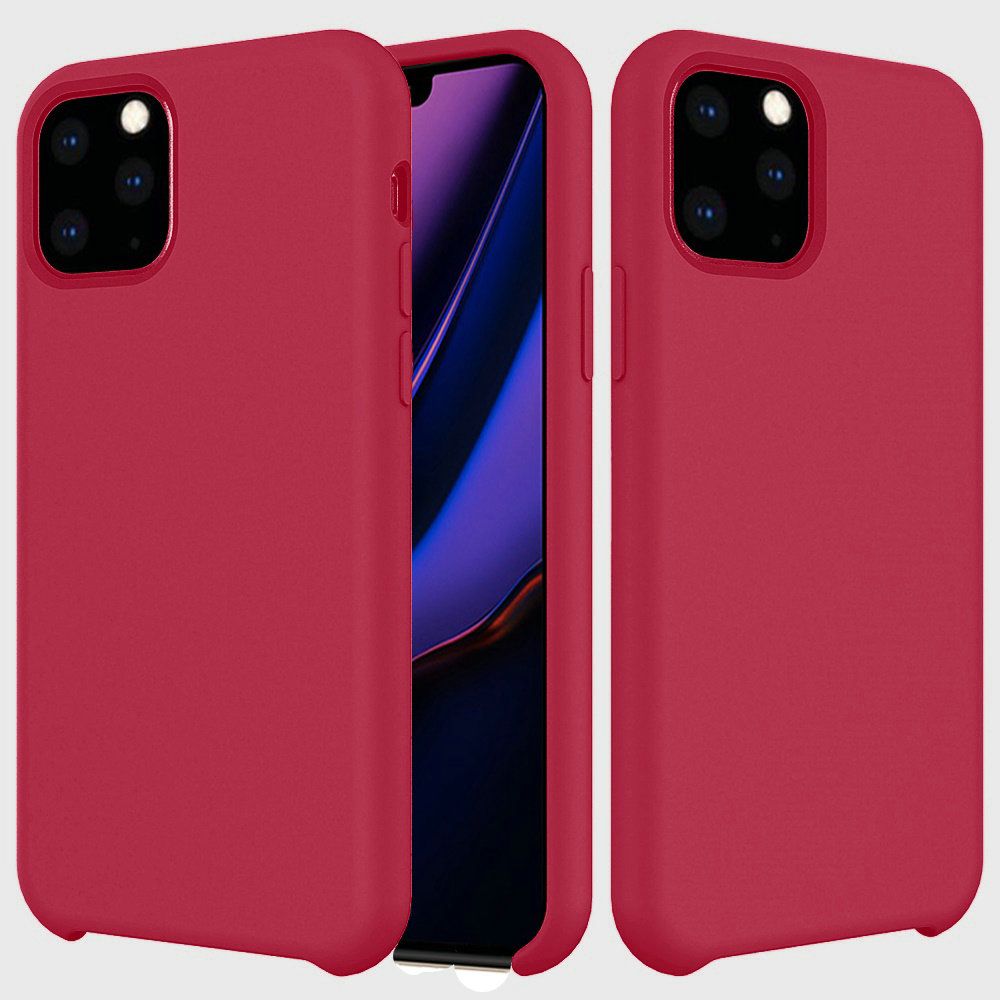Soft Silicone Protective Cover Case Rose Red For Apple Iphone 11 Pro Max Cellphonecases Com