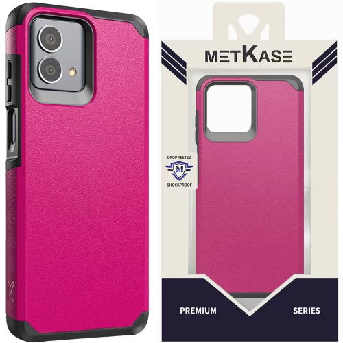 Motorola Moto G STYLUS 5G (2023) METKASE (Original Series) Tough Strong Shockproof Hybrid  - Hot Pink