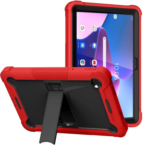 Samsung Galaxy Tab S9 Ultra Tough Tablet Strong Kickstand Hybrid Case Cover - Red