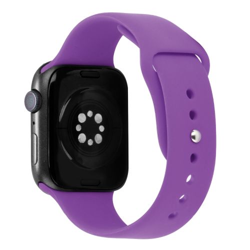 Apple Watch Size 44mm Premium Silicone Watch Band - Dark Purple