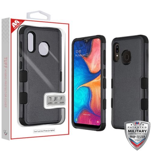 Samsung Galaxy A50 Case, Natural Black TUFF Hybrid Case Cover [Military-Grade Certified]