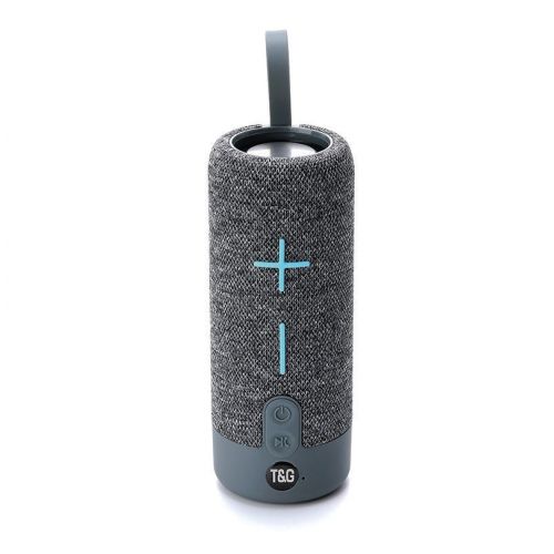Universal 20W Portable Fabric Wireless Bluetooth Speaker Boombox With Strap Supports Tws - Grey
