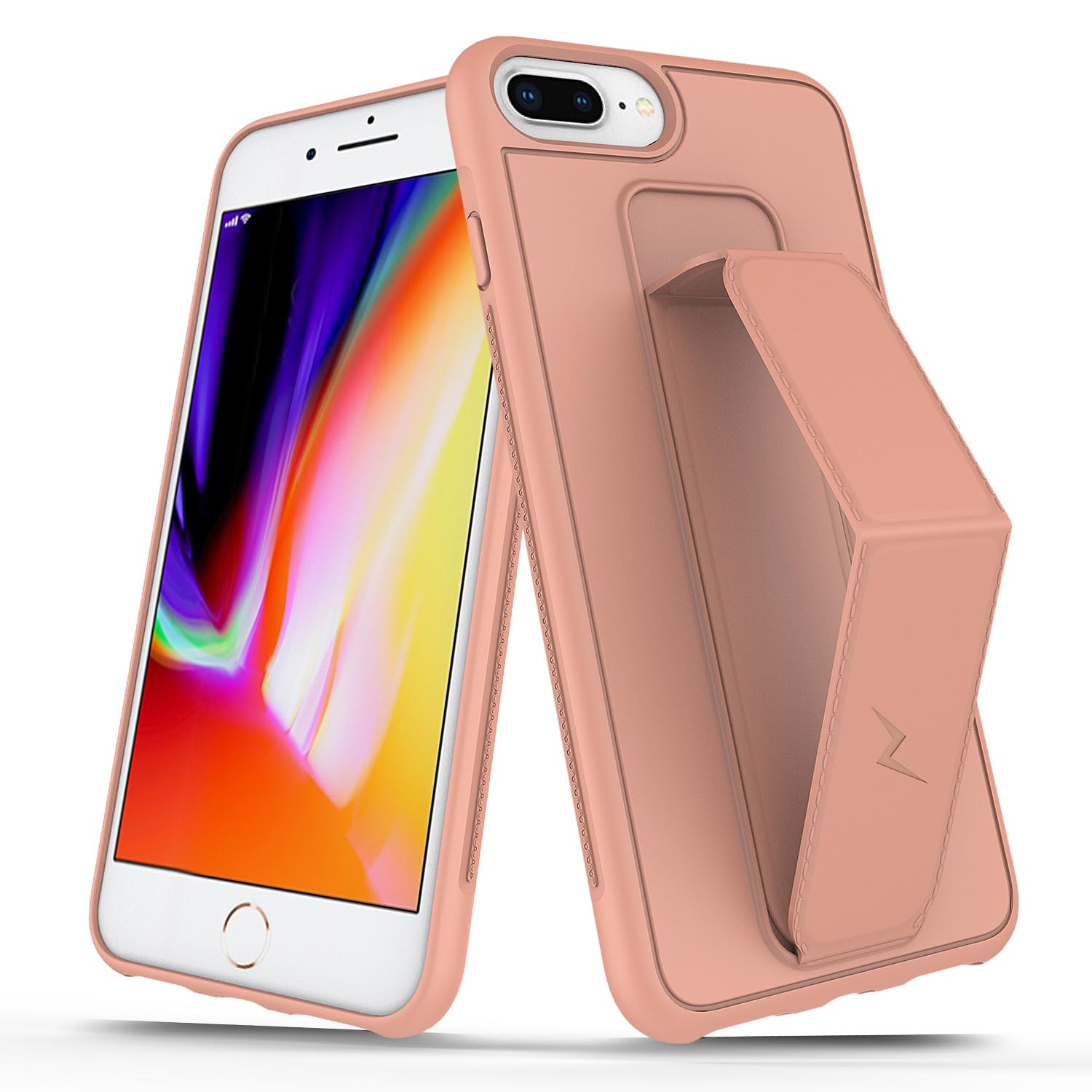 Apple Iphone 6s Plus Case Grip Handle Shockproof Case Cover Coral Pink Cellphonecases Com