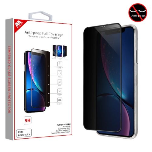 Apple iPhone 11 Screen Protector, Anti-peep Full Coverage Tempered Glass Screen Protector (Black)