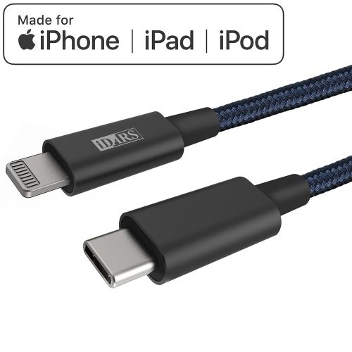 Universal Idars 4-Ft Usb-C To Lightning Cable (Mfi Certified) - Blue