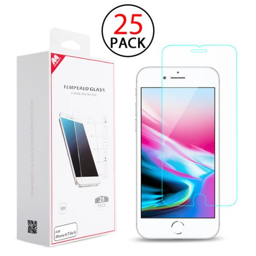 Apple iPhone 7 Screen Protector, Tempered Glass Screen Protector(25-pack)