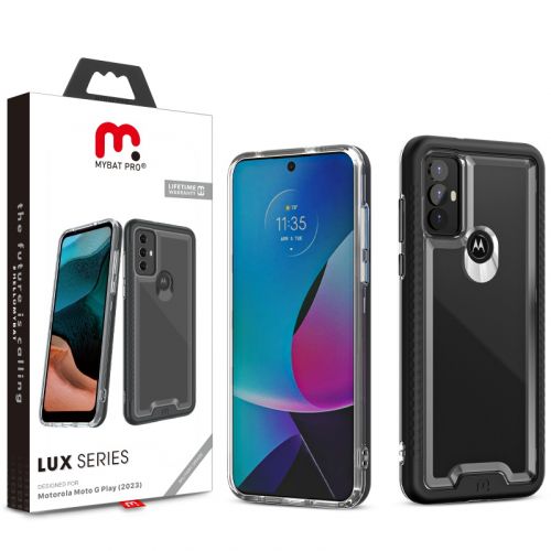 Motorola G Play 2023 MyBat Pro Lux Series Case Black