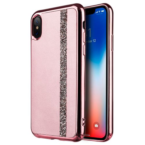 Square Case Compatible iPhone Xs iPhone X Case Gold Black Marble