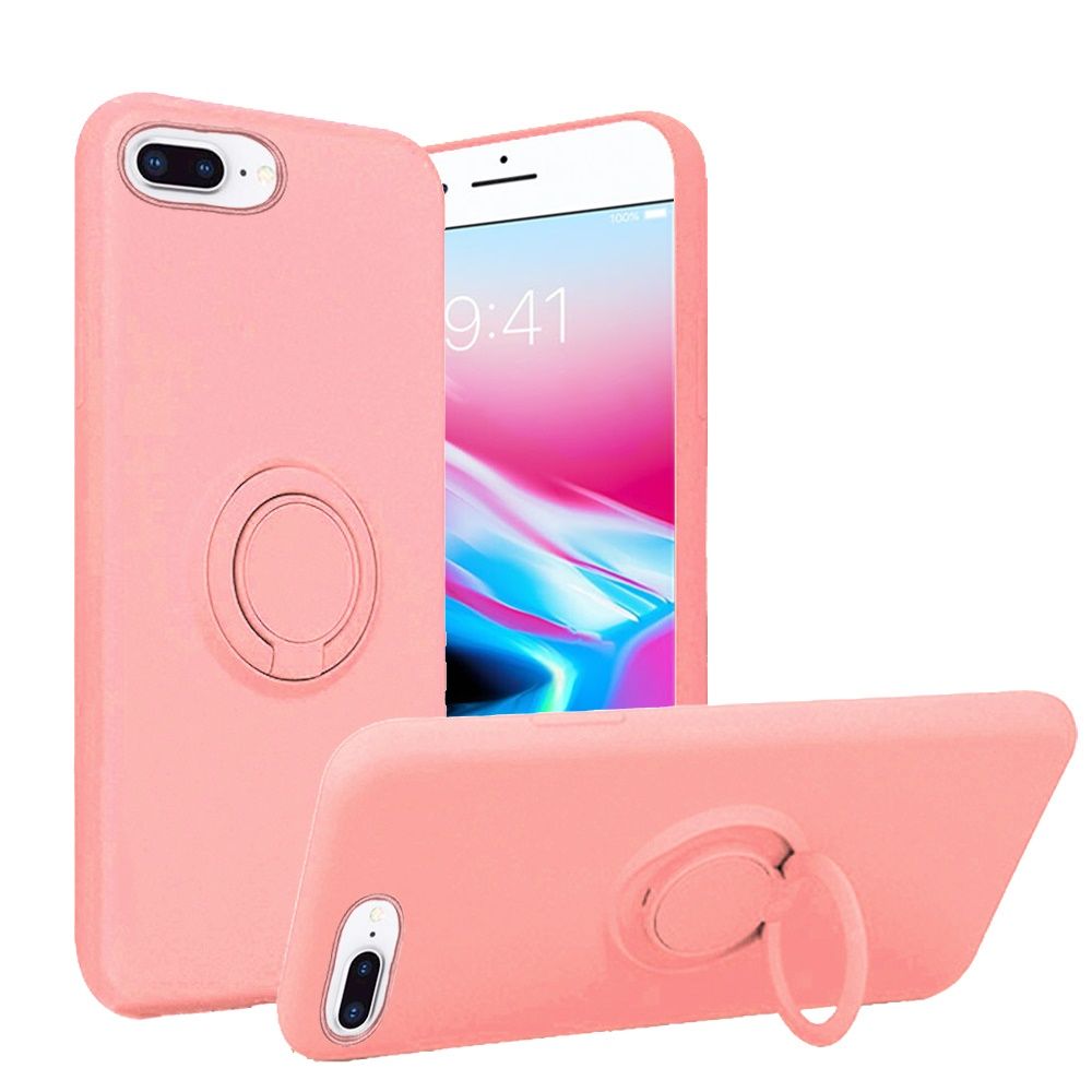 Apple Iphone 6s Plus Case Tpu With Magnetic Plastic Ring Holder Case Light Pink Cellphonecases Com