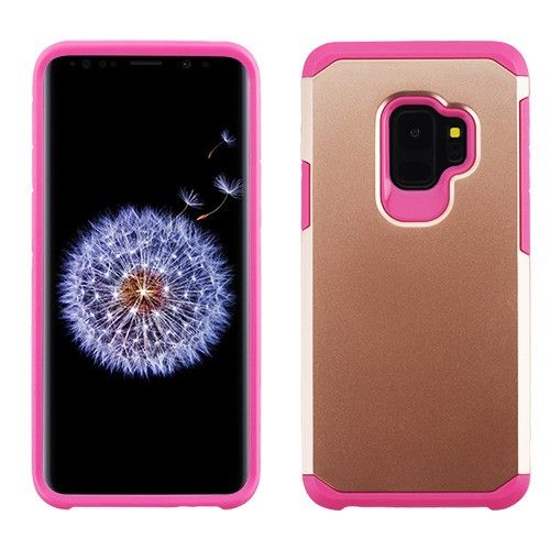 Samsung Galaxy S9 Case, Rose Gold/Hot Pink Astronoot Phone Case Cover