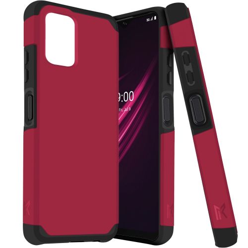 Revvl 6 Pro 5G Tough Strong MetKase Hybrid (Magnet Mount Friendly) Case Cover - Virtual Pink